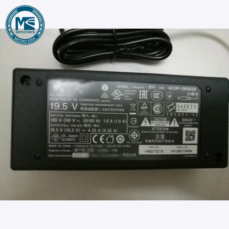 Оригинальный Новый адаптер питания для телевизора Sony ACDP-085E02 19 5 V 4.35A | Электроника