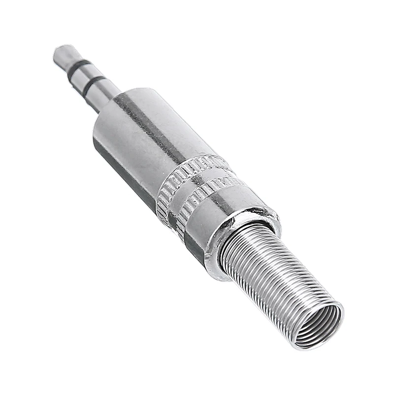 2 шт. 3 5 мм разъем для наушников 3-полюсный адаптер стерео аудио сделай сам припой |