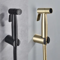 tool handheld bidet spray shower set toilet sprayer douche kit bidet faucetbrushed nickelrose gold brushed gol steel