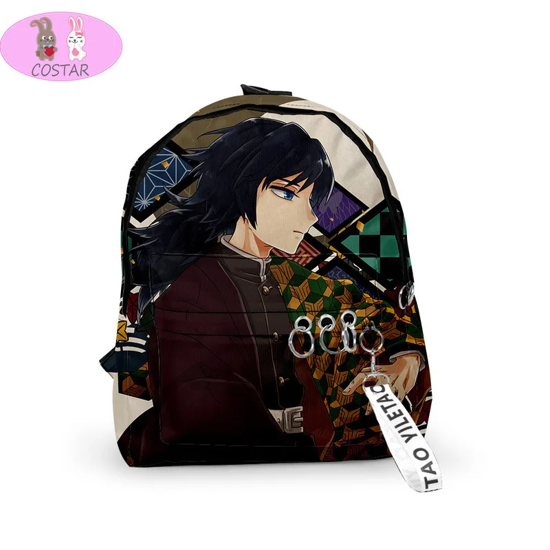 

COSTAR Demon Slayer Kimetsu No Yaiba Backpack Bag Kamado Tanjirou School Bag Gift Mochila Feminina Nezuko Women Shoulder Bag Kid
