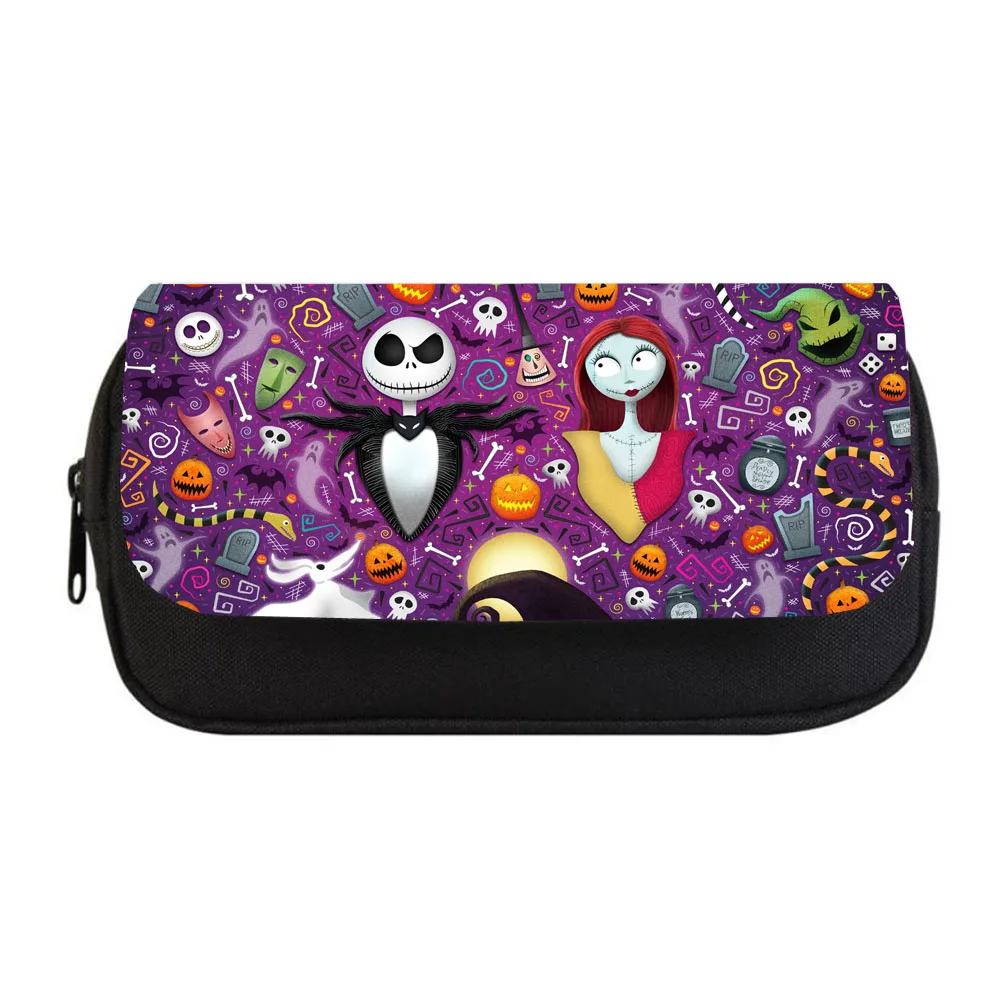 

Cartoon student Pencil case Stationery Bag boys girls Double Zipper Large Capacity pencil case Child Pen box Women Makeup Bag