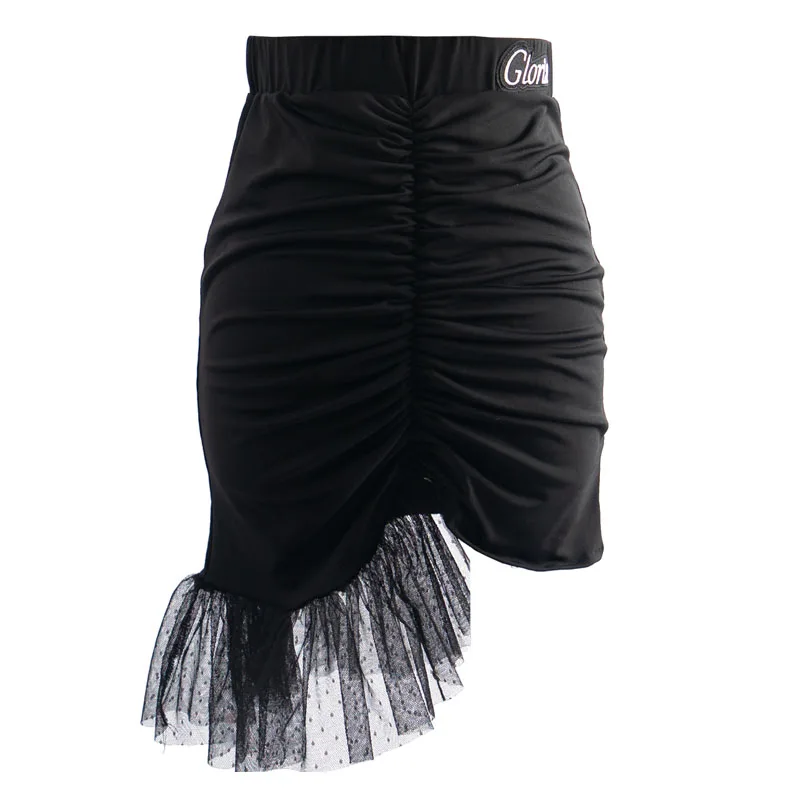 Юбка для латиноамериканских танцев танцевальная одежда девушек танго сальса