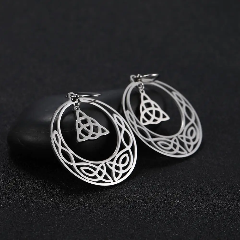 Серьги кольца My Shape серьги в готическом стиле из нержавеющей стали большие на