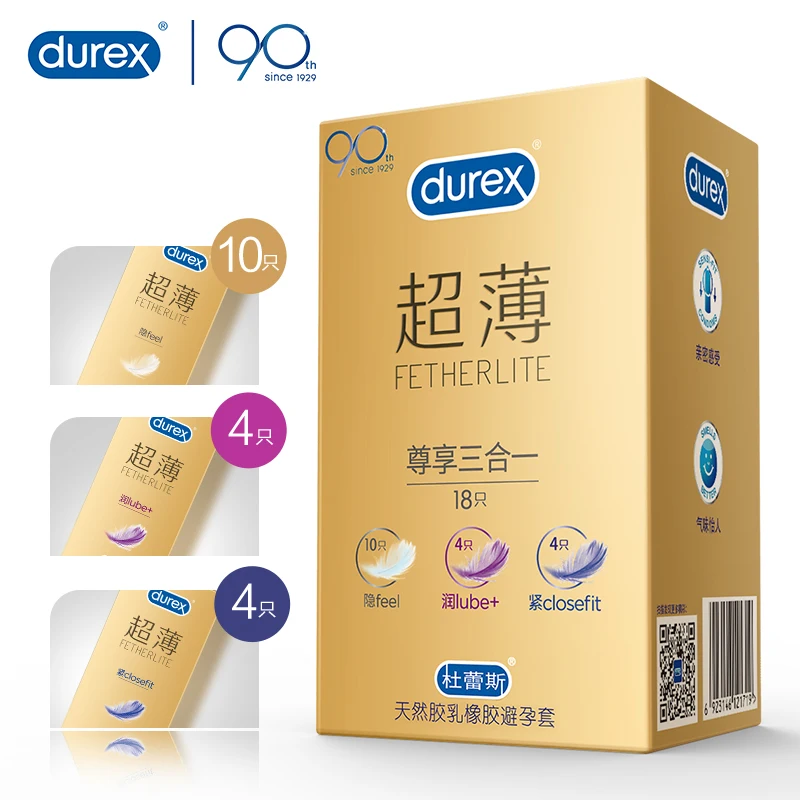 Durex 100 шт./упак. презервативы смешанных 9 типов Секс игрушки натурального латекса
