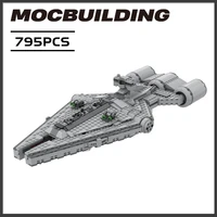 star movie creator expert moc blocks imperial light cruiser mini scale starship space wars building model collector serie