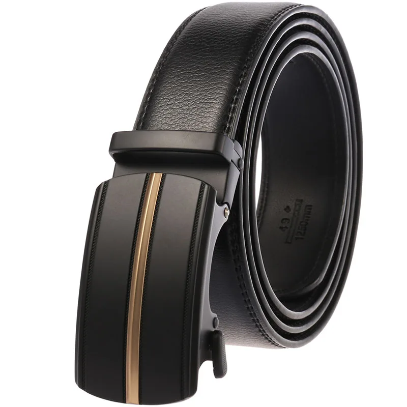 Новые дизайнерские ремни мужские высококачественные с автоматической пряжкой