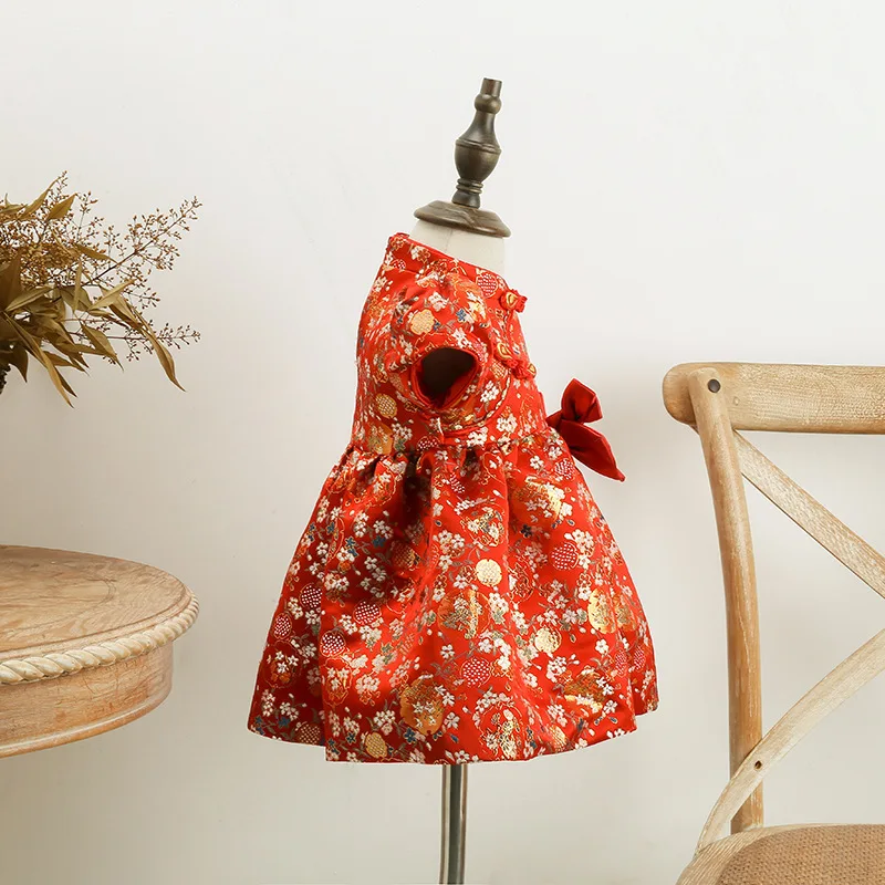 Детское платье принцессы с помпонами длинным рукавом