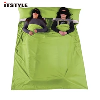 cotton separator sleeping bag liner single double envelope bags ultra light portable travel hotel camping equipment