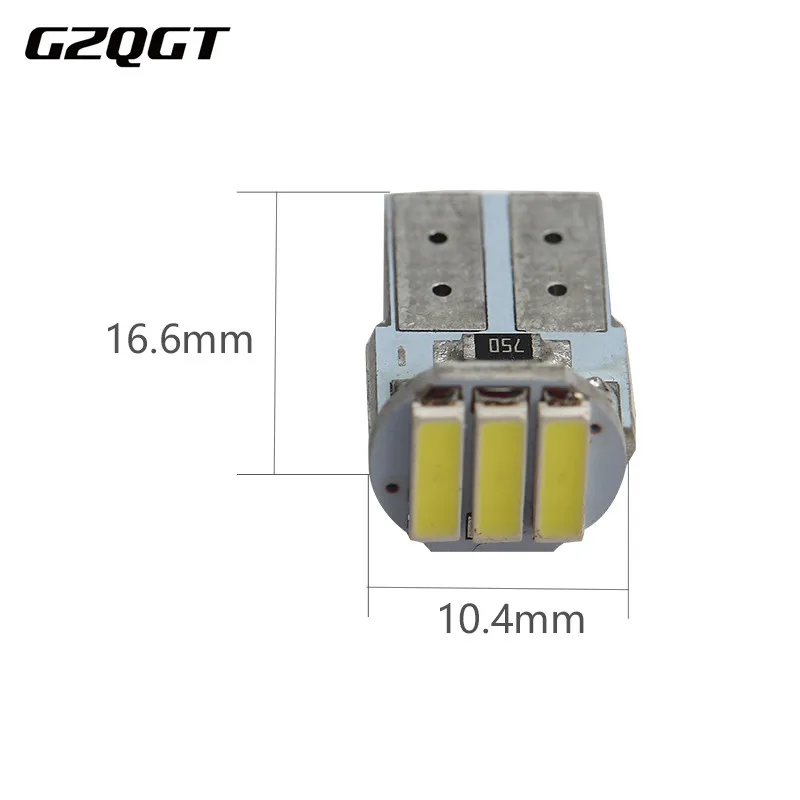 10x Автомобильный Свет T10 3smd 7020 светодиодные лампы для чтения зазор Автомобильные
