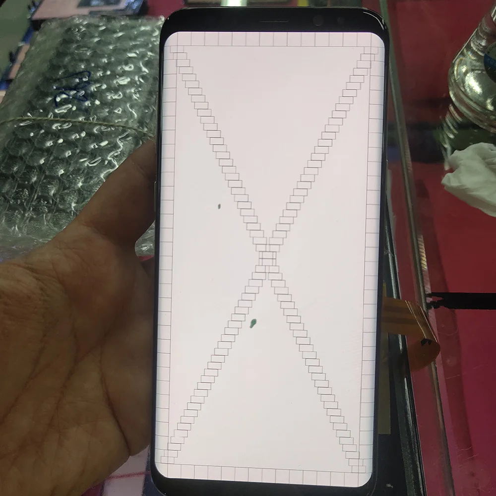 

Original LCD With FraAnd Dot For Samsung Galaxy S8 Plus G955 G955F G955FD Display touch screen component For Samsung S8+ LCD