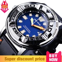 business watch male 2021 new date water resistant black mens genuine leather watches top brand luxury with gift box