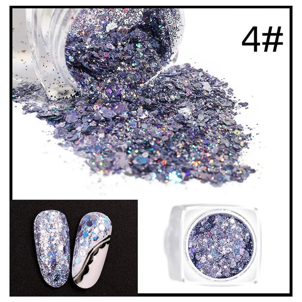 Новинка гибридные блестки блеск круглые красочные баночки с блеском тени для