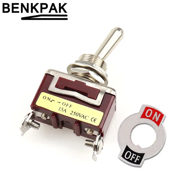 Кратковременный переключатель 12 мм пружинный возврат 2 pin|on-off switch|on-off toggle switch |