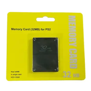 For PS2 8MB/64MB/128MB/256M B  Memory Card Memory Expansion Cards Suitable for Sony Playstation 1 PS2 Black Memory Card Wholesale