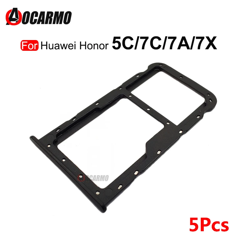 

5 шт., лоток для SIM-карты Huawei Honor 5C 7C 7A 7X