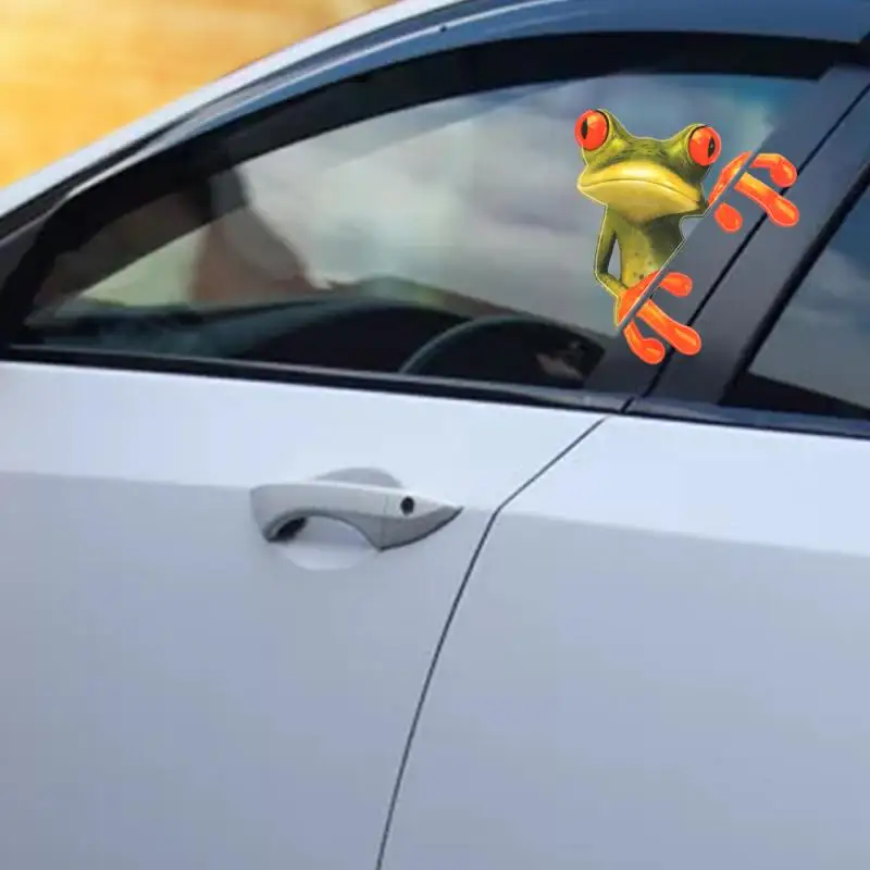 3D Автомобильная наклейка лягушка стерео смешной милый мягкий чехол для съемный