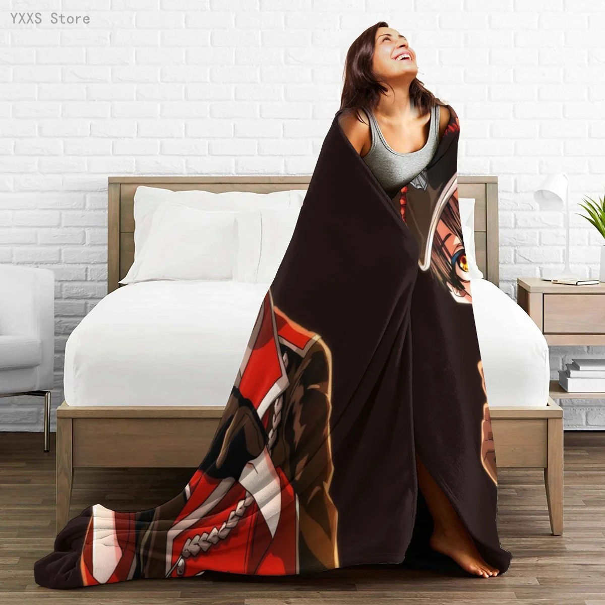 

Anime 3D printed Ultra-Soft Micro Fleece Blanket flannel throw Sherpa bedspread bedding sofa picnic fur soft blanket 300336954