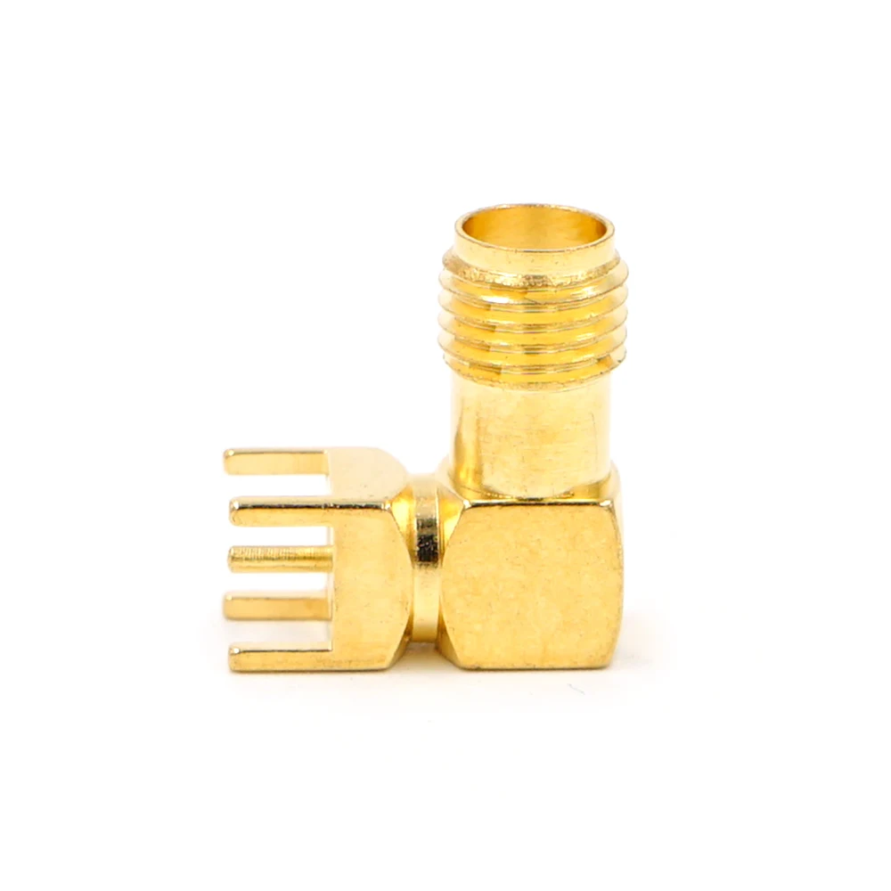 10PCS SMA female plug Right Angle 90 DEGREE SMA-KWE PCB Mount connector RF adapter | Обустройство дома