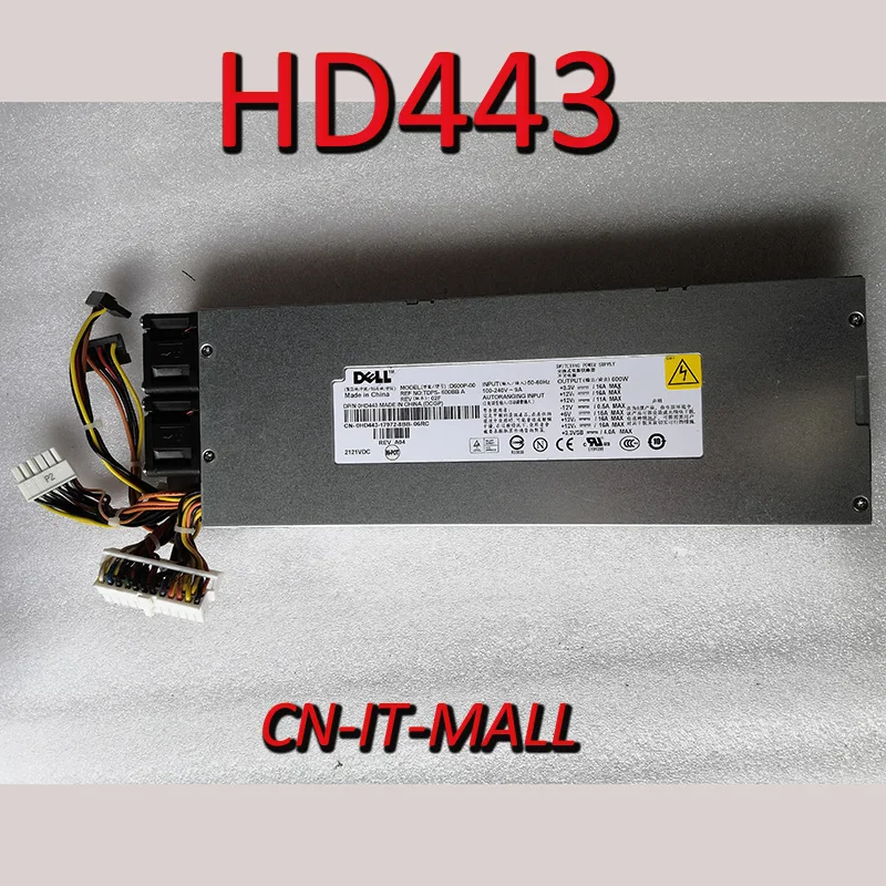 

Pulled HD443 D6009-00 600W Power Supply for SC1435