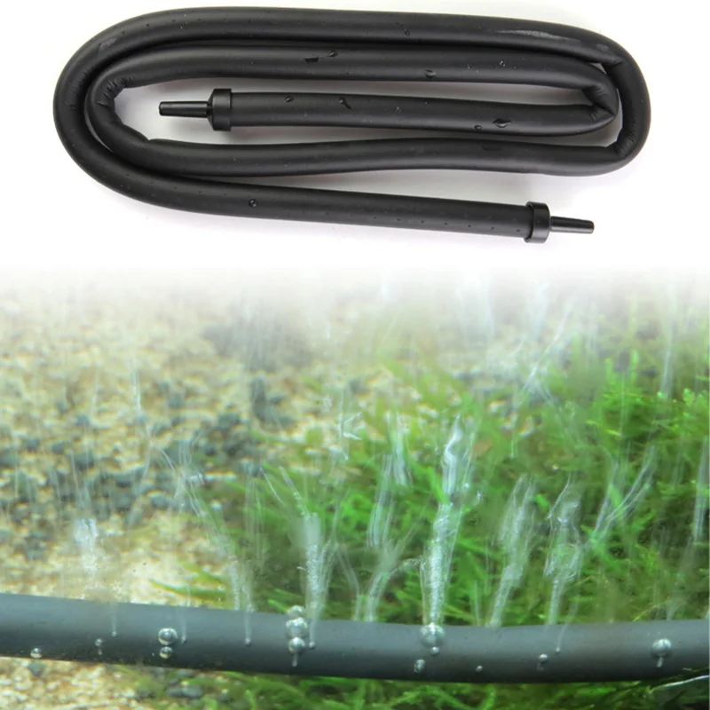 Черный воздушный камень баллон настенная занавеска трубка для аквариумов