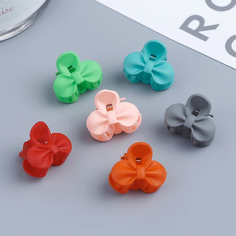 20 штук красочные маленькие зажимы для волос шпильки зажим бантик заколки детей