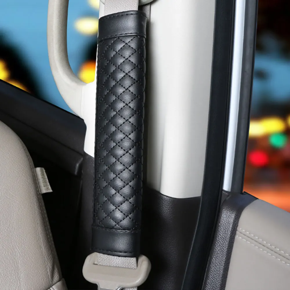 Ремень безопасности для автомобильного кресла Универсальная кожаная мягкая