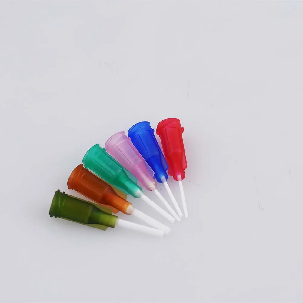 Оптовая продажа клеевых игл 14 г ~ 25 PP гибкая игла длина трубки 12 7 мм (0 5 &quot) 10000