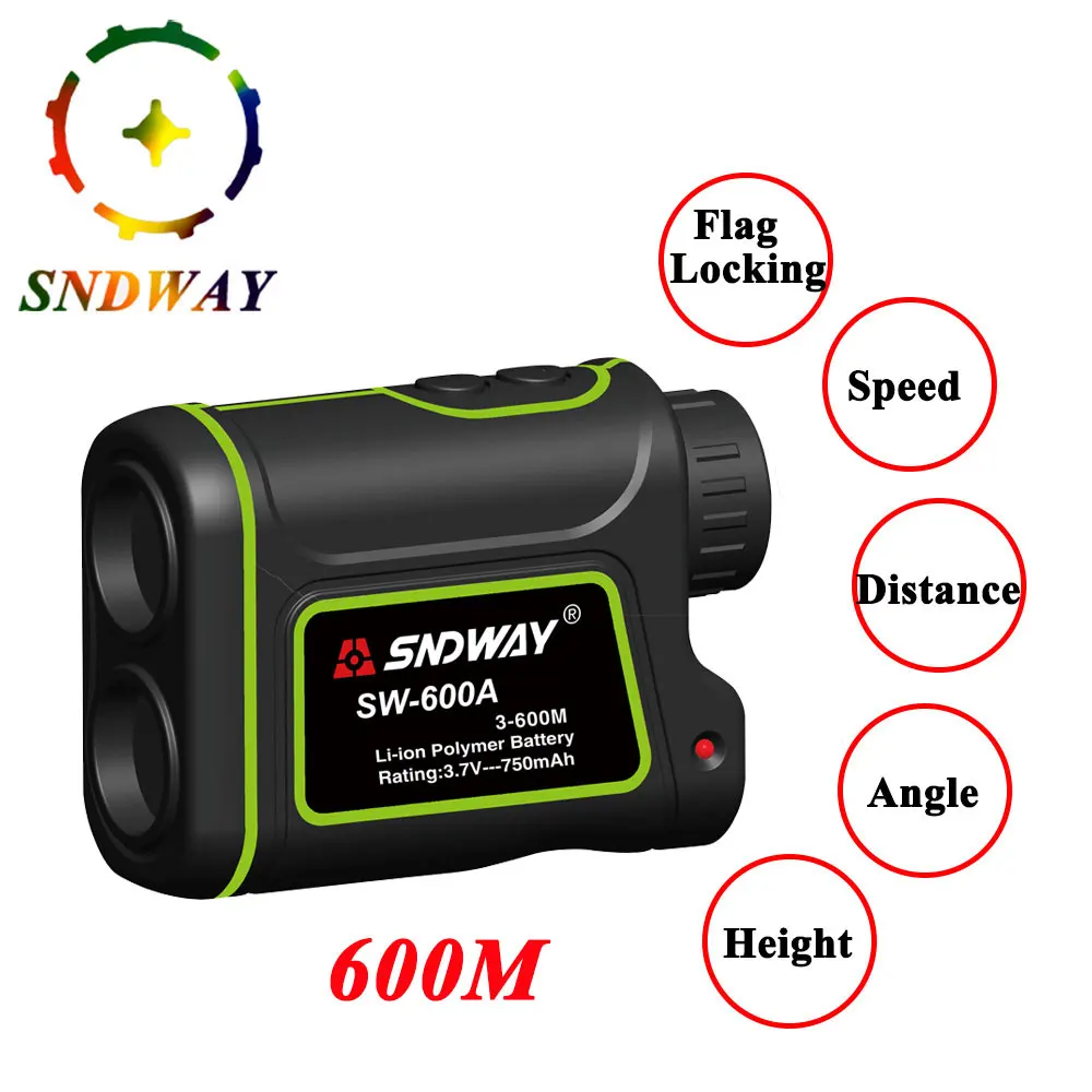 SW-600A Sndway 600/800 M-1500 M телескоп лазерный дальномер цифровой лазерный дальномер монокулярный для гольфа охота лазерный дальномер - Цвет: SW-600A