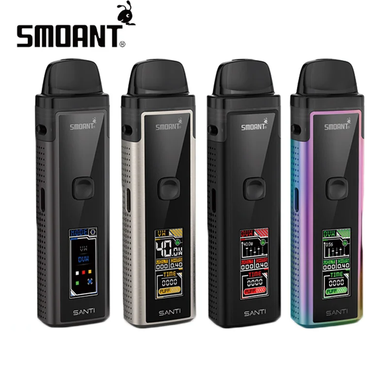 Оригинальный набор Smoant Santi батарея 1100 мАч 40 Вт DL RDL MTL Vape картридж под 3 5 мл