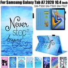 Чехол-подставка для планшета samsung galaxy tab A7 2020, 2020, SM-T500, SM-T505, 10,4 дюйма, T500, T505