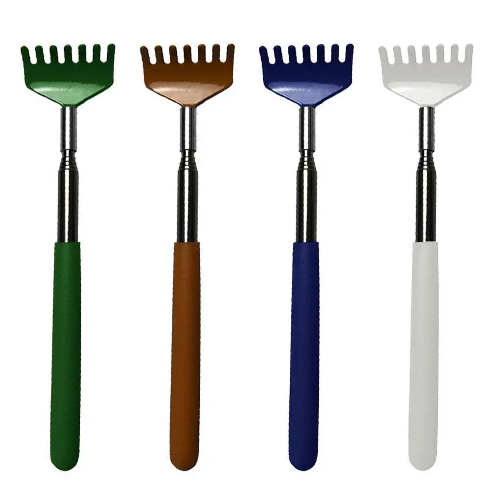 

Telescopic Back Scratcher Bear Claw DON'T Ask for Help Scratching Metal Catch Back Maker Tickling Massager TOOL