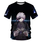 Футболка мужская и женская с 3D-принтом, Повседневная Свободная рубашка с аниме принтом красивой девушки, Спортивная уличная одежда