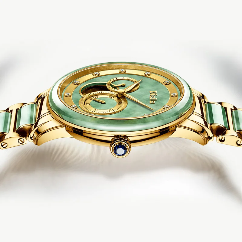 

Top Luxury brand fashion business Men Watch fully automatic mechanical jade Man Wristwatch personality unique 1963 pilot watches