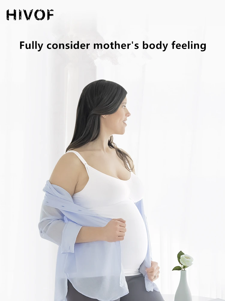 Бесшовный Бюстгальтер для кормления HIVOF женский бюстгальтер жилет на