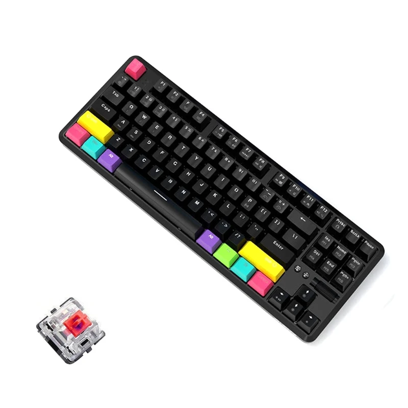 87 Keys Bluetooth Wired/Wireless Mechanical Keyboard for Ajazz K870T with RGB Dropship | Компьютеры и офис