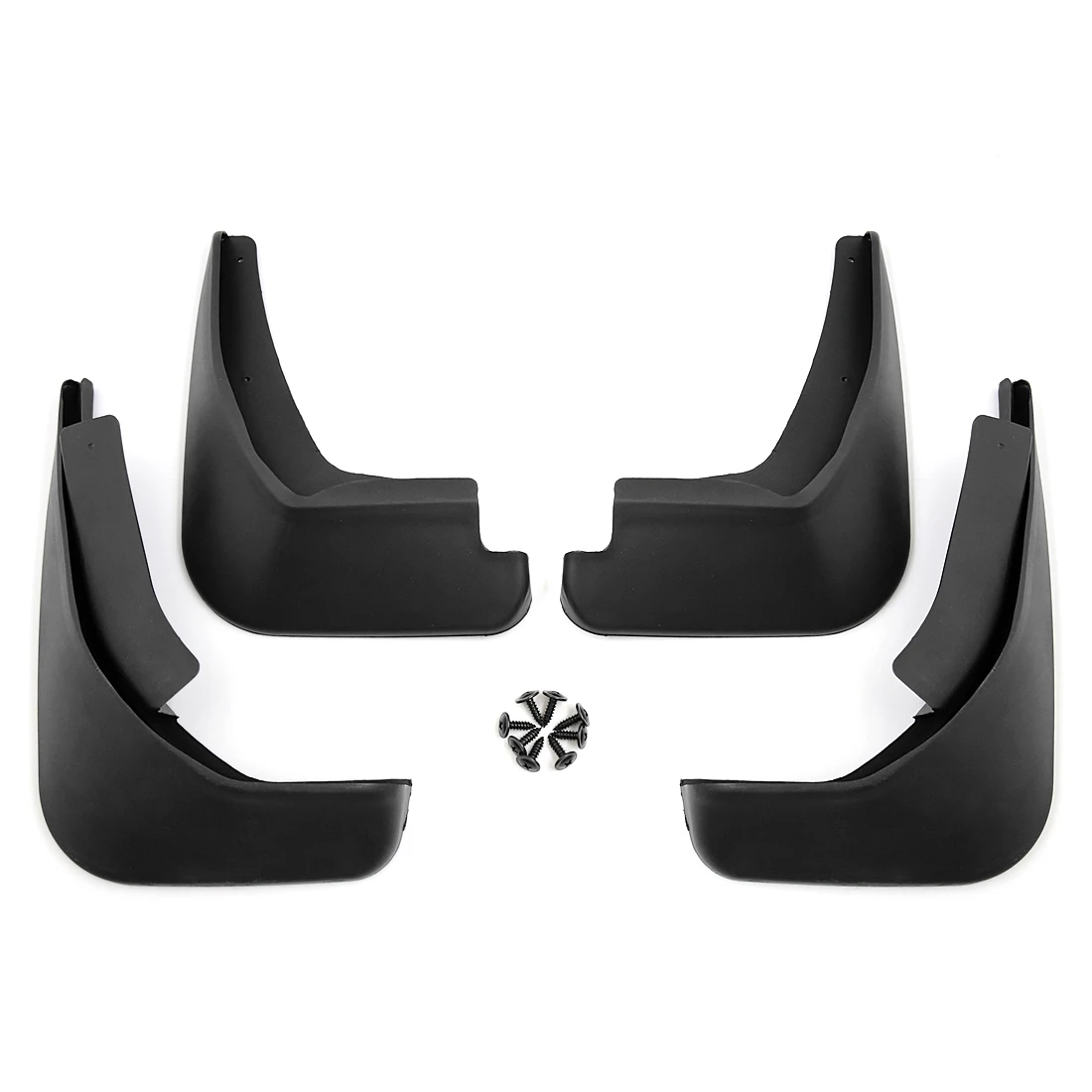 X AUTOHAUX 4 шт Черный Пластик автомобилей спереди и сзади Fender Брызговики набор для Ford