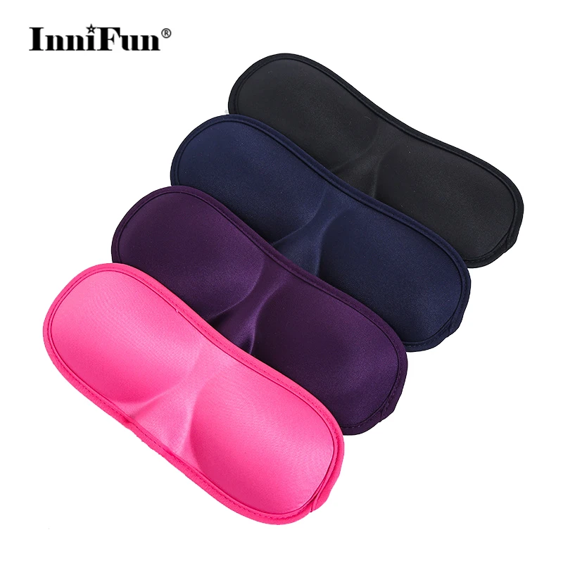 3D Sleep Mask Cotton Sleeping Eye Shading Traceless Rebound Sponge Masks Lunch Break Eyes Protection | Красота и здоровье