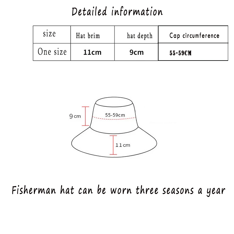 

K169 Women's Bucket Hat Double-Sided Fisherman Hat Women's Summer Hat Panama 2021 Sun Visor Jacquemus Beach Hat Wide Brim Hat