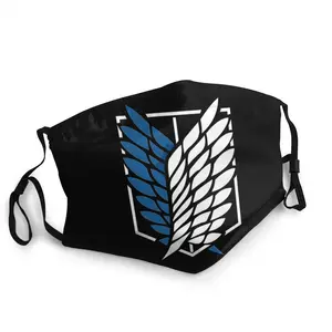 Многоразовая противобактериальная защитная маска от пыли shкруги No Kyojin Attack On Titan