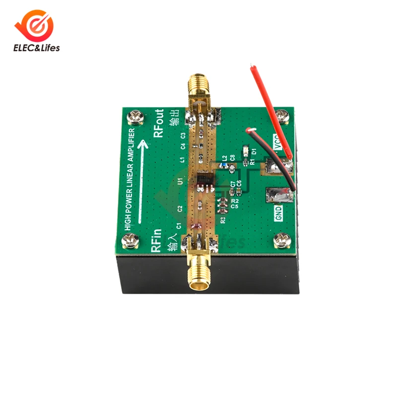 RF2126 400MHZ 2700MHZ широкополосная RF Мощность усилитель 2 4 ГГц 1 Вт светодиодные лампы