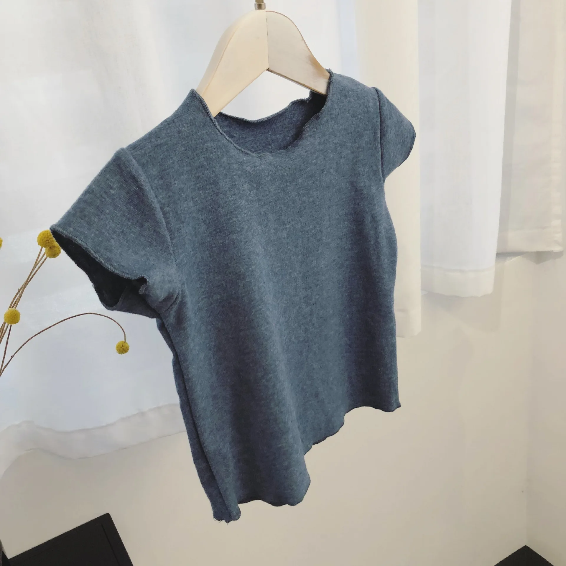 Новая летняя футболка для маленьких девочек 2020 г. Детская рубашка с короткими