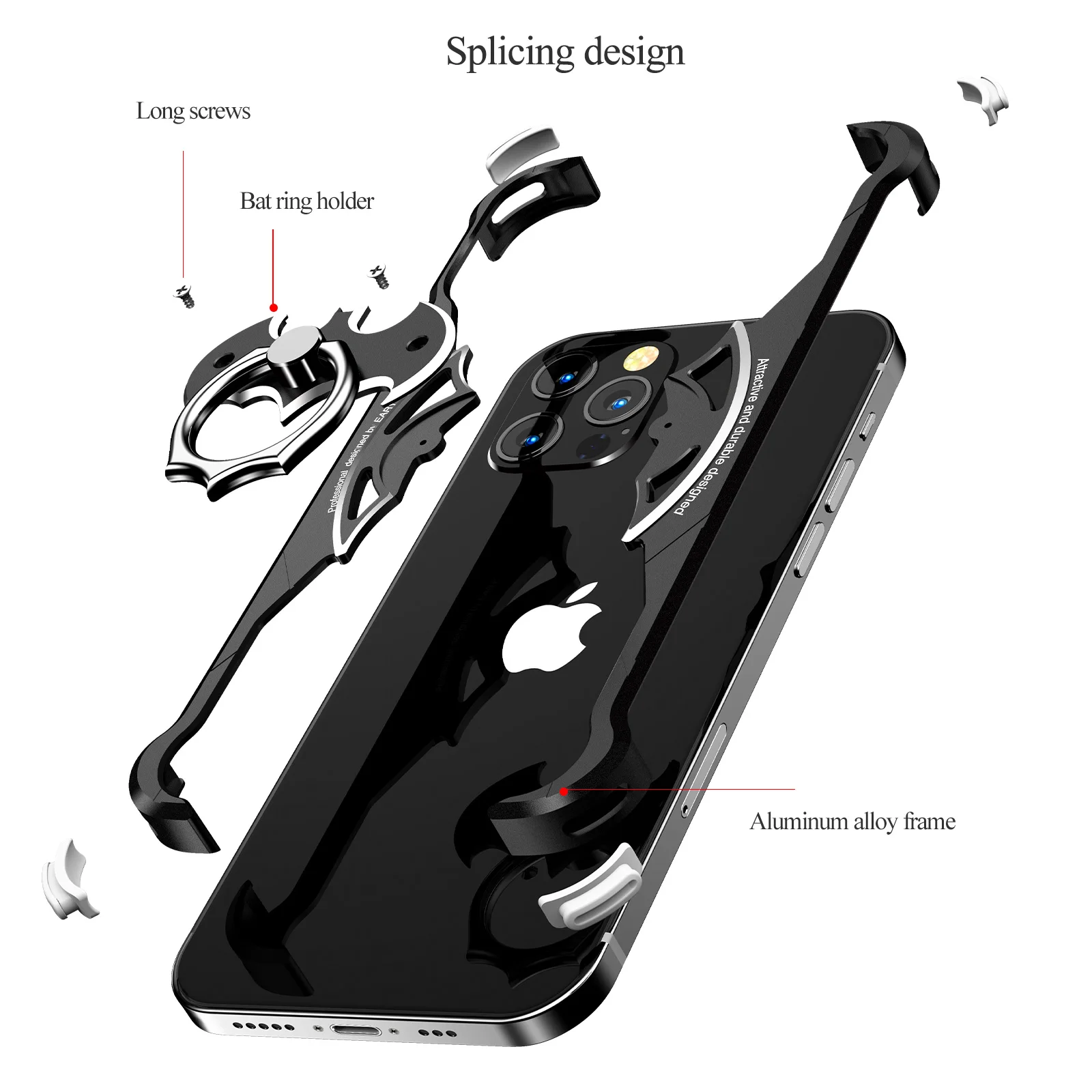 phone case for iphone 12 pro max luxury metal frame shape with airbag shockproof original case bumper back bover cool case free global shipping
