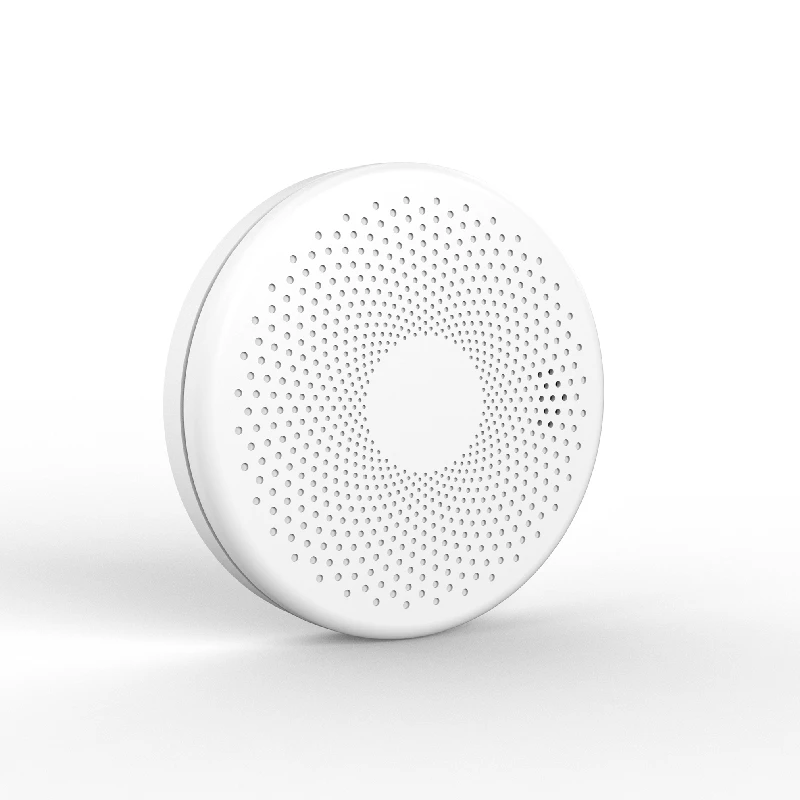 Смарт-детектор дыма Tuya 2 в 1 ультратонкий детектор с Wi-Fi и Co сигнализация для