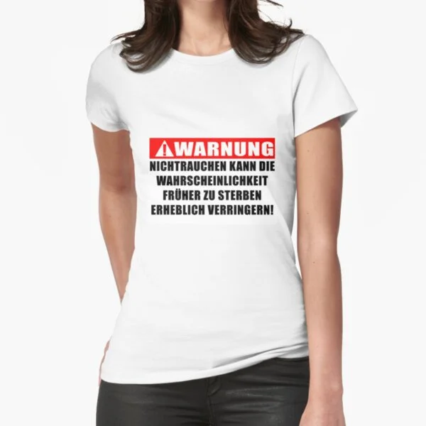 

Warning Non T-Shirt Print Top