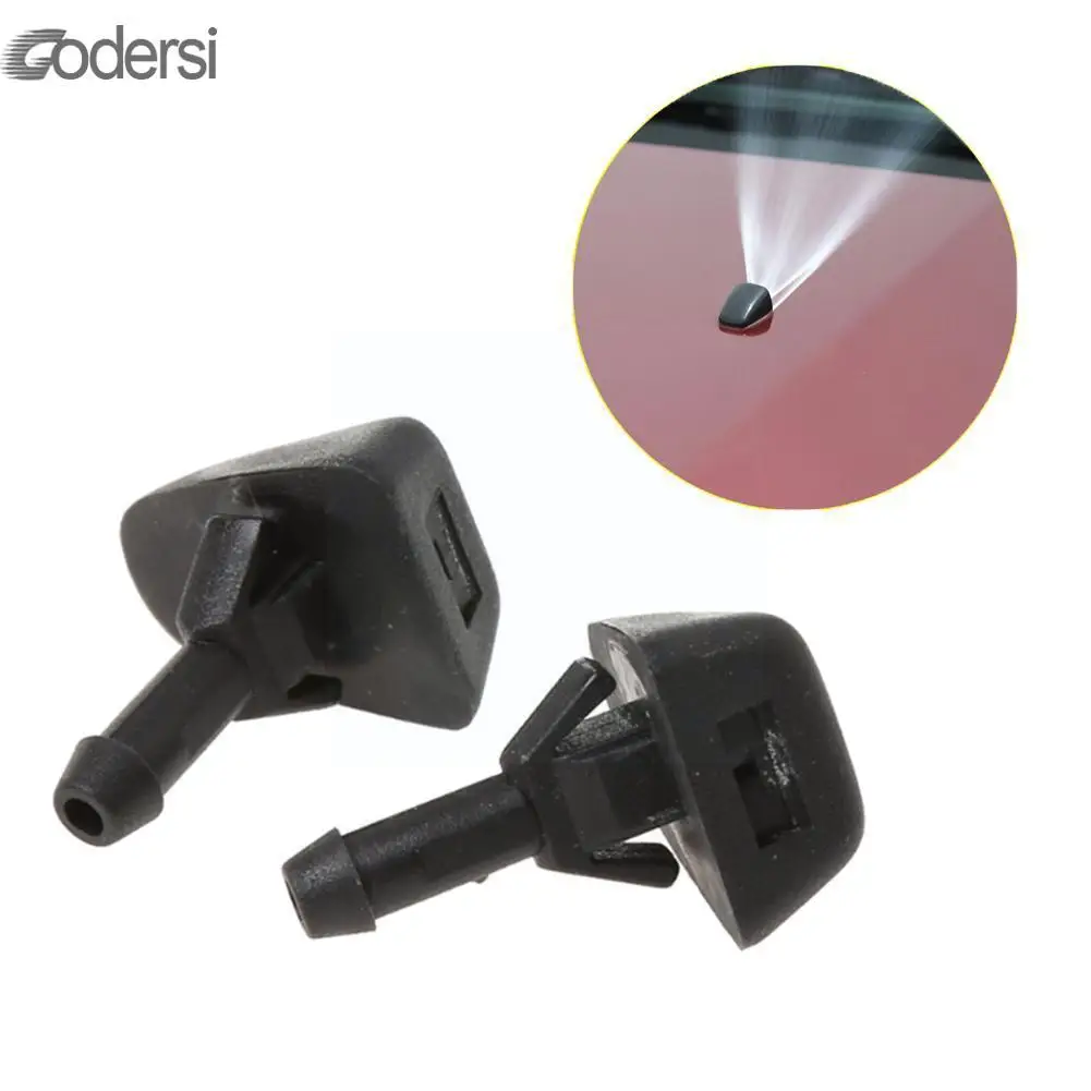 

2pcs Windshield Wiper Jet Washer Nozzle For Volvo Vehicle S40 Shaped Washer C70 XC90 Parts Wipers Water S80 Fan Spray Winds D5O9