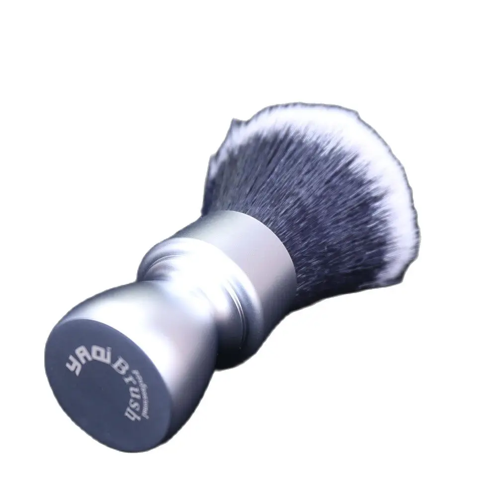 Yaqi тяжелая металлическая ручка синтетических волос смокинг щетка для бритья