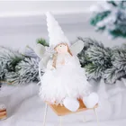 Плюшевая Рождественская Кукла-ангел с рождеством, декорация для дома, Рождественский Декор, Рождественская елка эльфа, украшения Navidad, новый год 2021