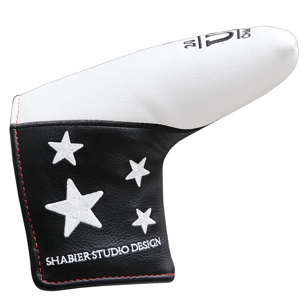 

Breakers Golf Blade Putter Cover USA Flag Headcover Synthetic Leather Magnetic Closure for Scotty Cameron Odyssey Taylormade Pin