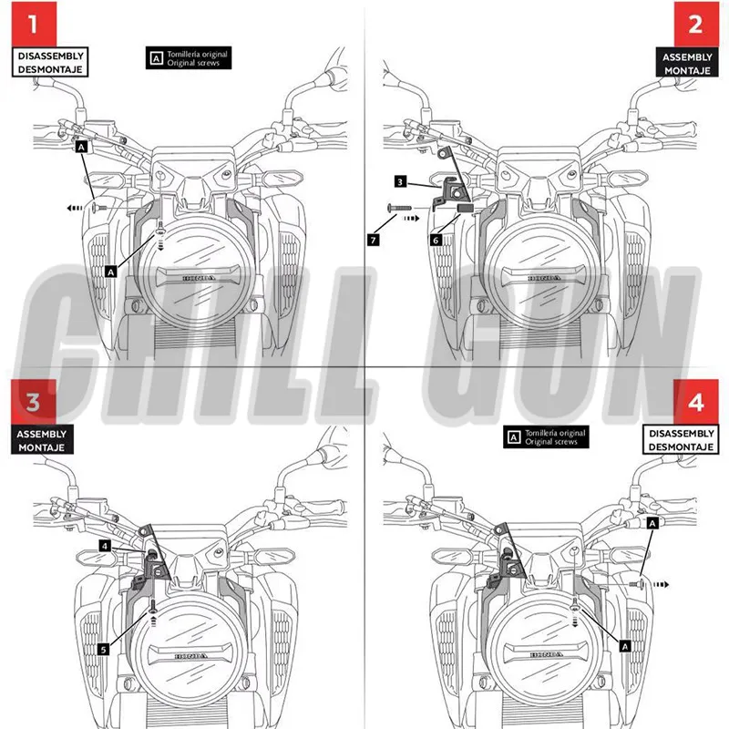 Дефлектор ветрового стекла мотоцикла для HONDA CB125R CB300R NEO Sports Cafe CB 125R CB 300R 18'-19'