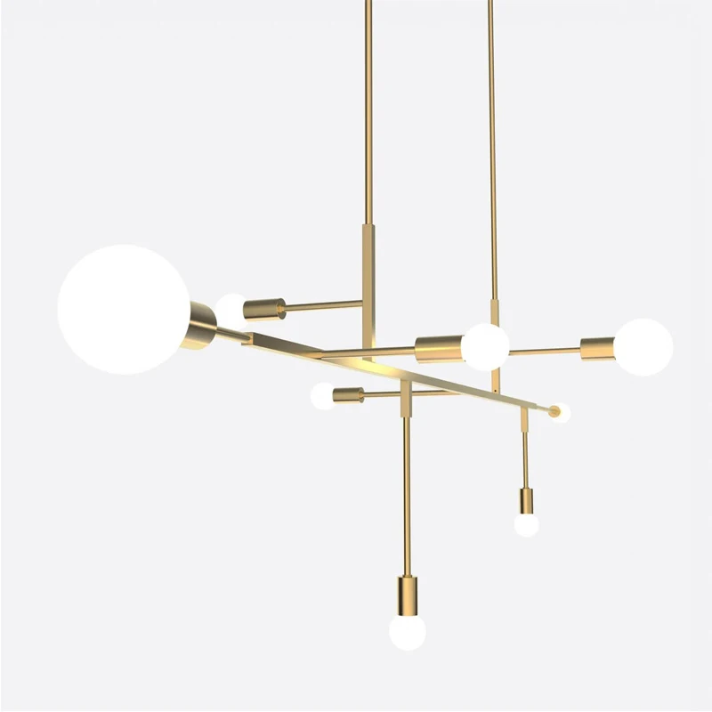 Скандинавский подвесной светильник прозрачный стеклянный абажур светодиодная